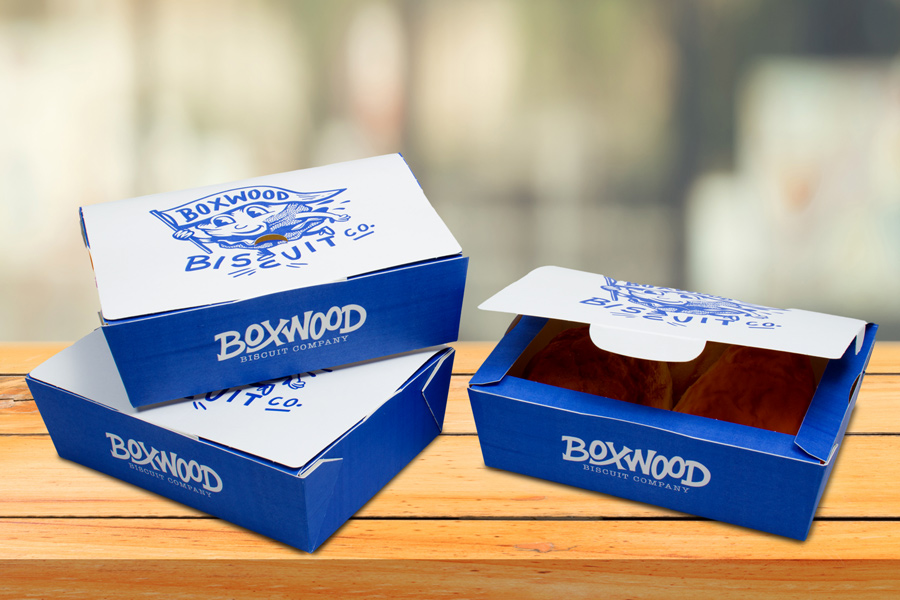 Custom Printed Deli Take-Out Boxes - Boxwood Biscuits
