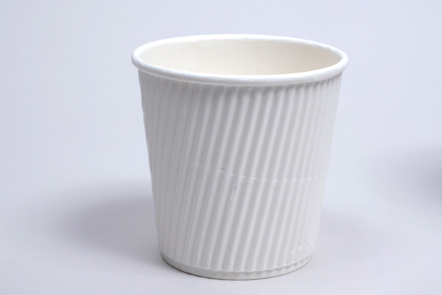 4 OUNCE WHITE INSULATED RIPPLE PAPER CUPS
