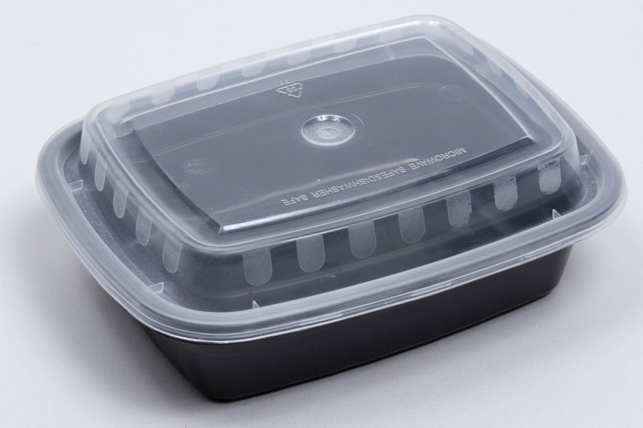 6 x 4-1/2 x 1-1/2 – 12 OZ - Rectangular Plastic Food Takeout