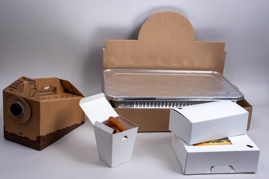 Food Takeout and Catering Boxes