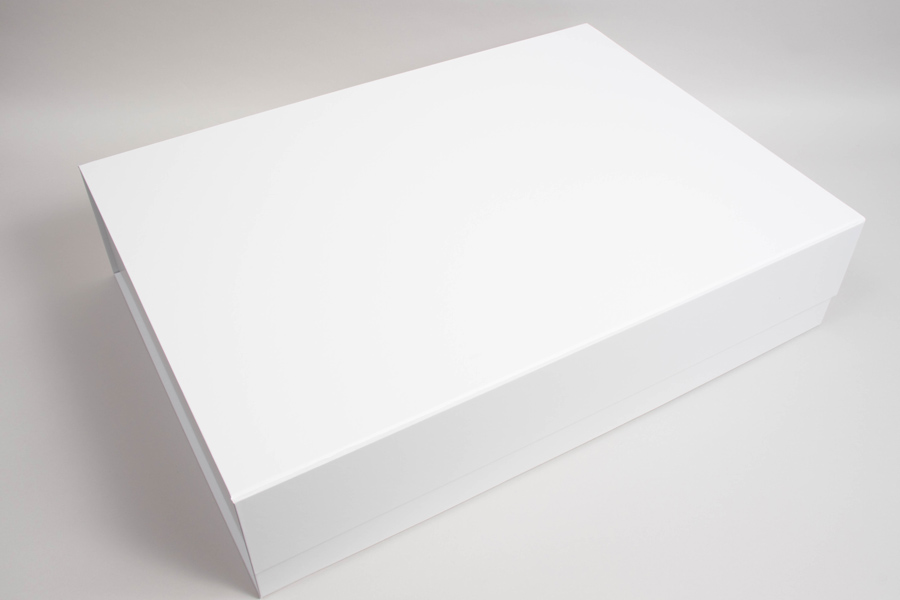 22 X 15-7/8 X 5-1/8 PLUS-SERIES™ 7-FLAP COLLAPSIBLE MATTE MAGNETIC GIFT BOXES