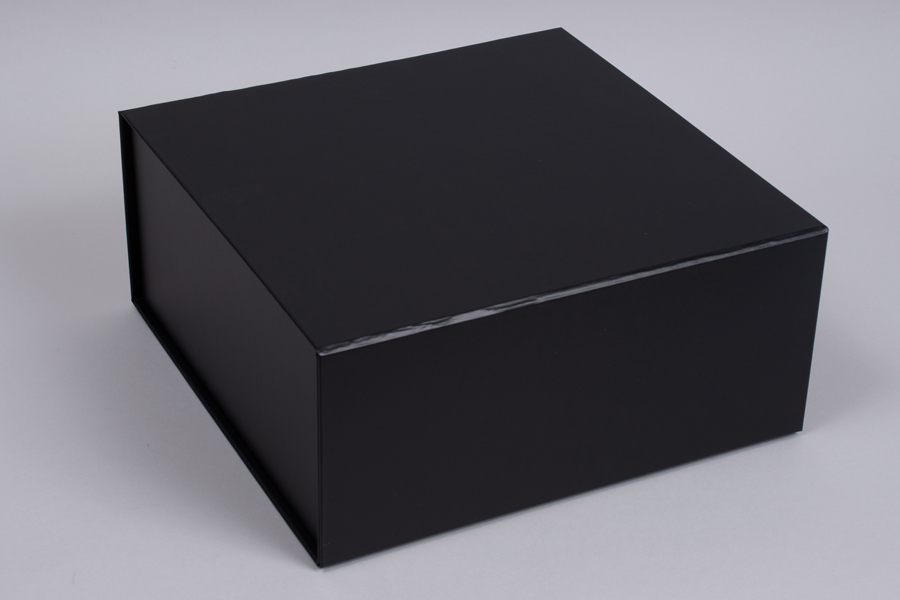 10 x 10 x 4-1/2 MATTE BLACK MAGNETIC LID GIFT BOXES