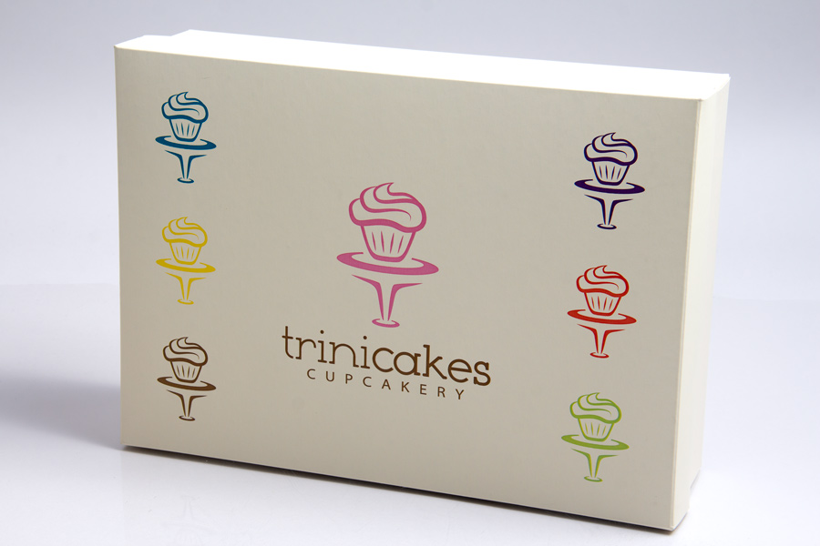 Custom Printed Cupcake Take-out Boxes