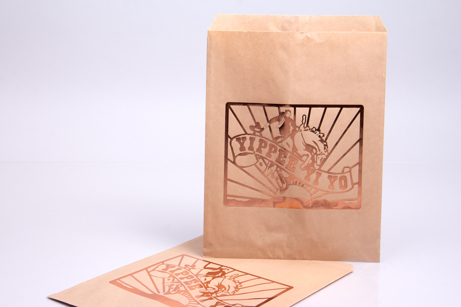 Custom Printed Hot Stamp Paper Merchandise Bag