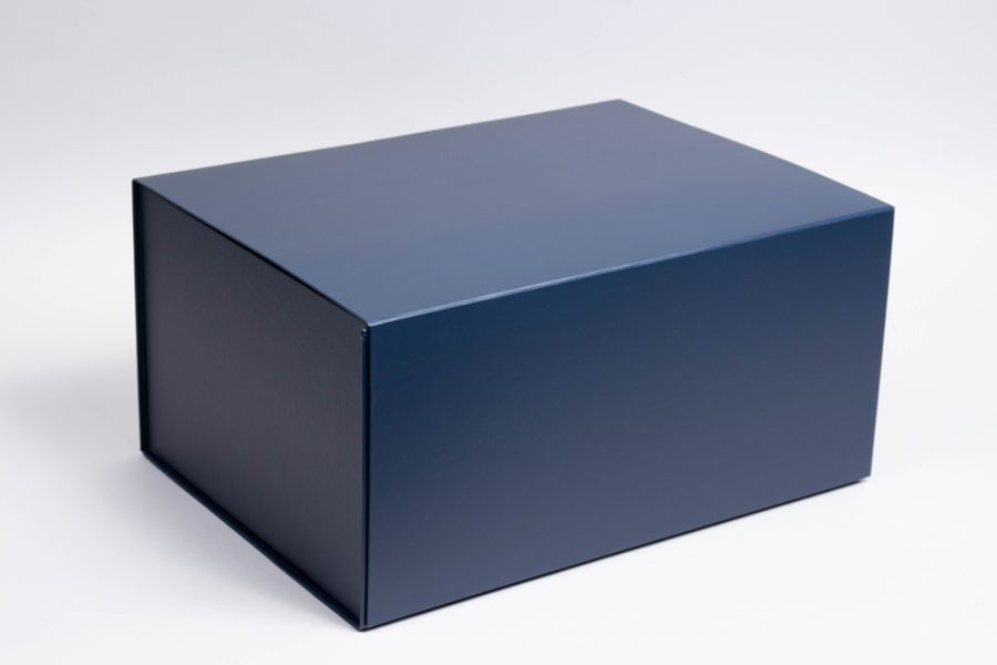 16 x 12 x 18 MATTE NAVY MAGNETIC LID GIFT BOXES