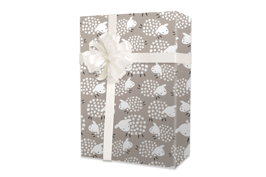 18-in x 417-ft BAA BAA BABIES GIFT WRAP (E7926)