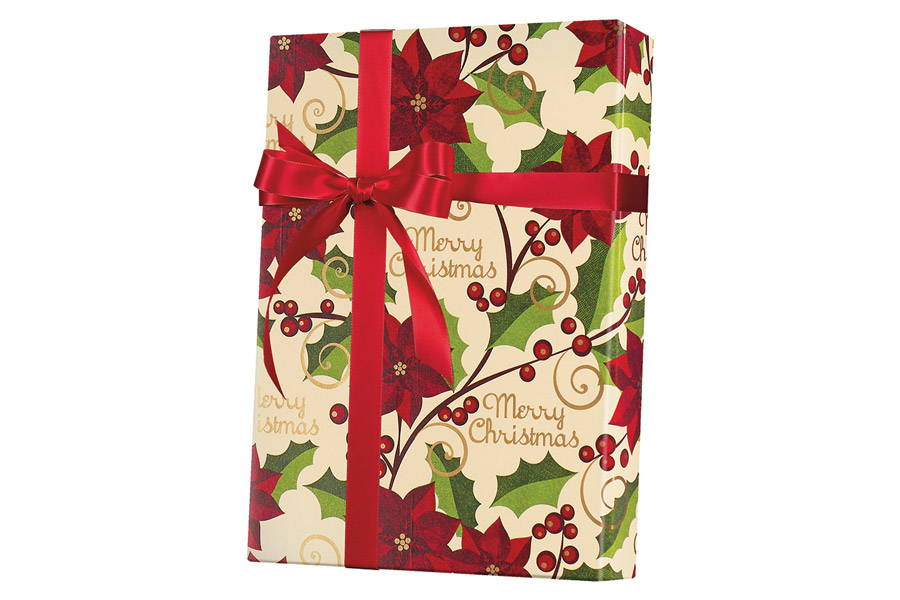 18-in x 417-ft A VERY MERRY CHRISTMAS GIFT WRAP (X5494)