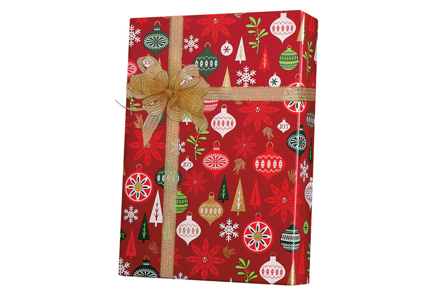 24-in x 417-ft HOLIDAY HAPPENING GIFT WRAP (X7183)