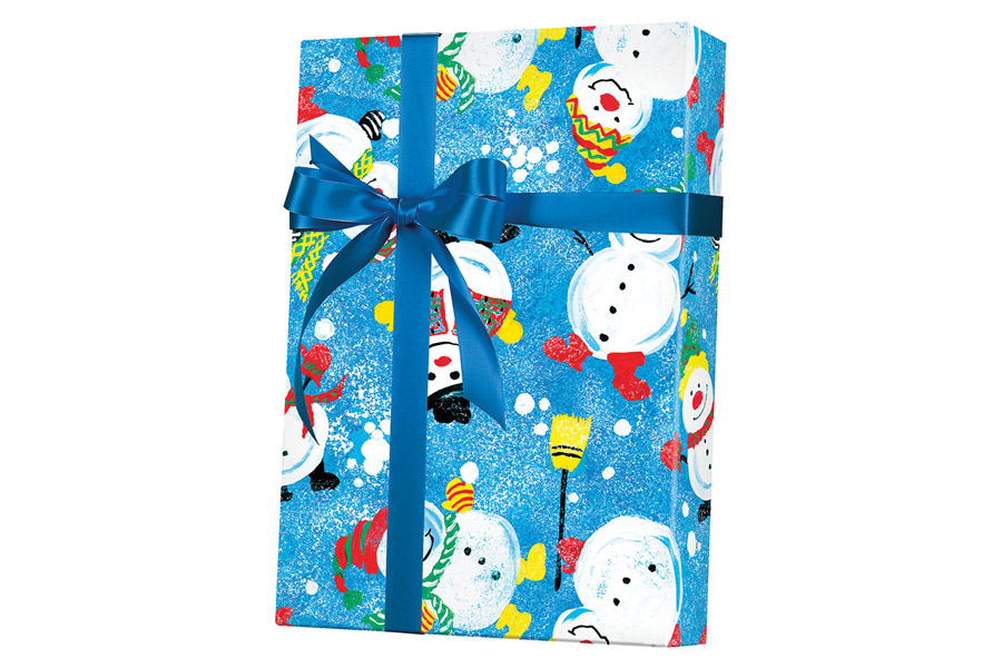 18-in x 417-ft FROSTY FRIENDS SNOWMAN GIFT WRAP (X4016)