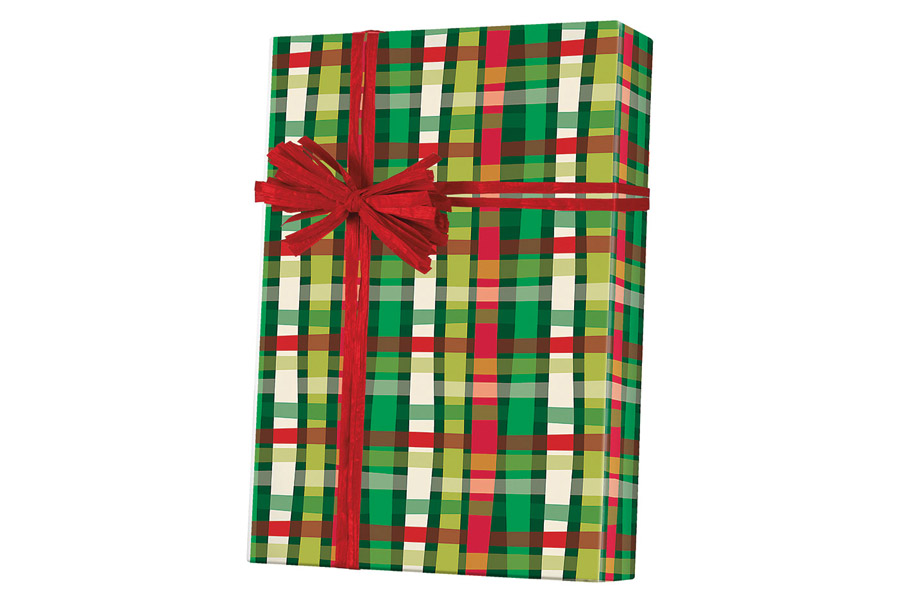 18-in x 417-ft CHRISTMAS WEAVE GIFT WRAP (X5482)