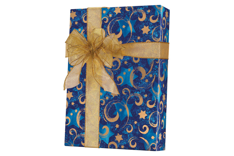 Christmas Gift Wrap | Opulent Tree Kraft | Present Paper, 1/2 Ream 417 ft x 30 in