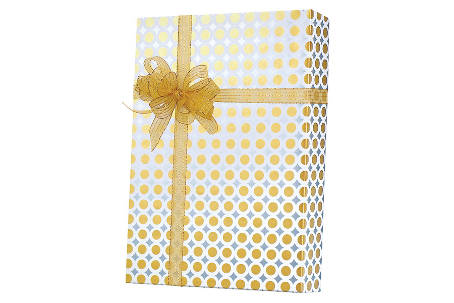 24-in x 417-ft BULLION GIFT WRAP (E6348)