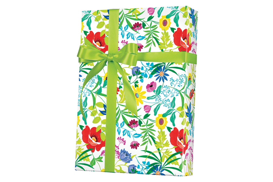 18-in x 417-ft SUMMER GARDEN ULTRA GLOSS GIFT WRAP (E7219)