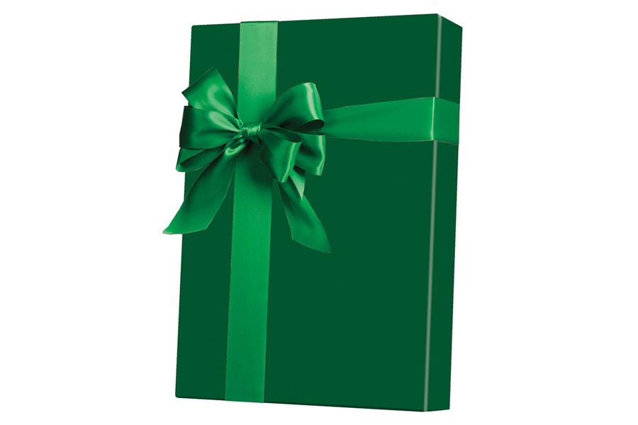 18-in x 417-ft FOREST GREEN ULTRA GLOSS GIFT WRAP (E6670)