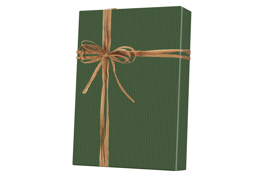 24-in x 100-ft DARK GREEN KRAFT PAPER GIFT WRAP (E5700)