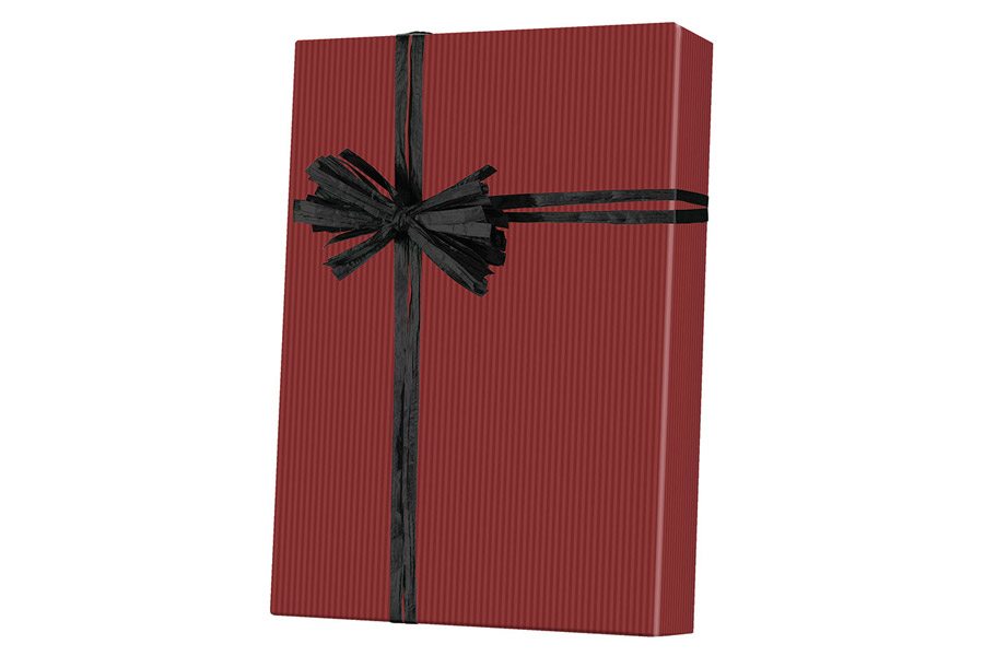 24-in x 417-ft DARK RED KRAFT PAPER GIFT WRAP (E5690)