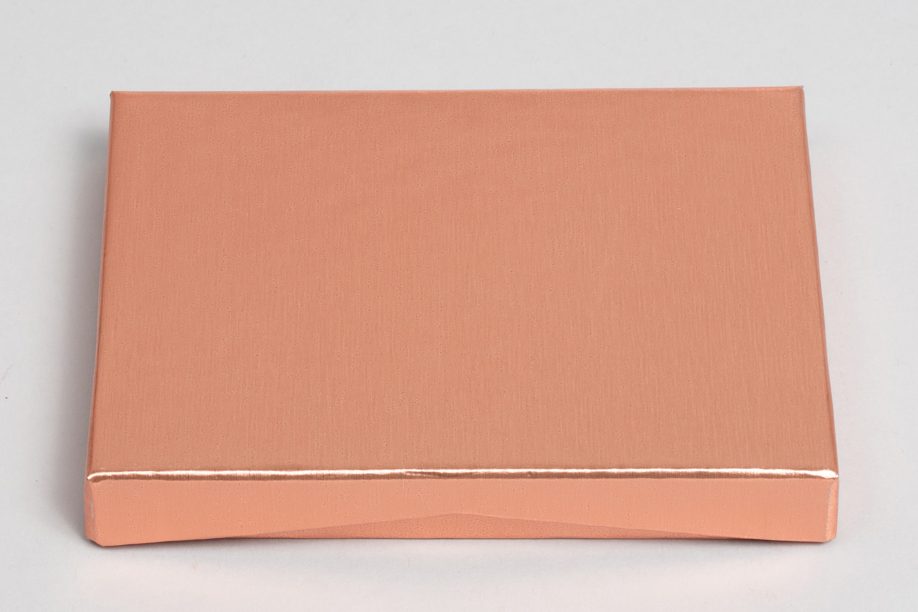 4-5/8 x 3-3/8 x 5/8 BRUSHED ROSE GOLD GIFT CARD BOX WITH POP-UP INSERT