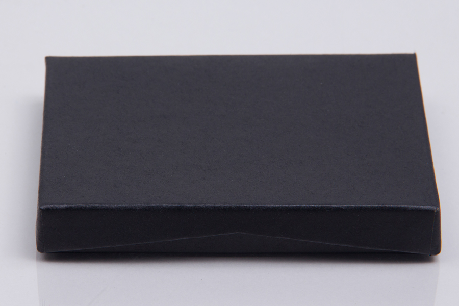 4-5/8 x 3-3/8 x 5/8 BLACK MATTE GIFT CARD BOX WITH PLATFORM INSERT