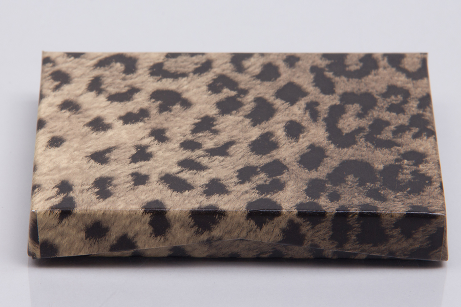 4-5/8 x 3-3/8 x 5/8 LEOPARD GIFT CARD BOX GIFT CARD BOX WITH POP-UP INSERT