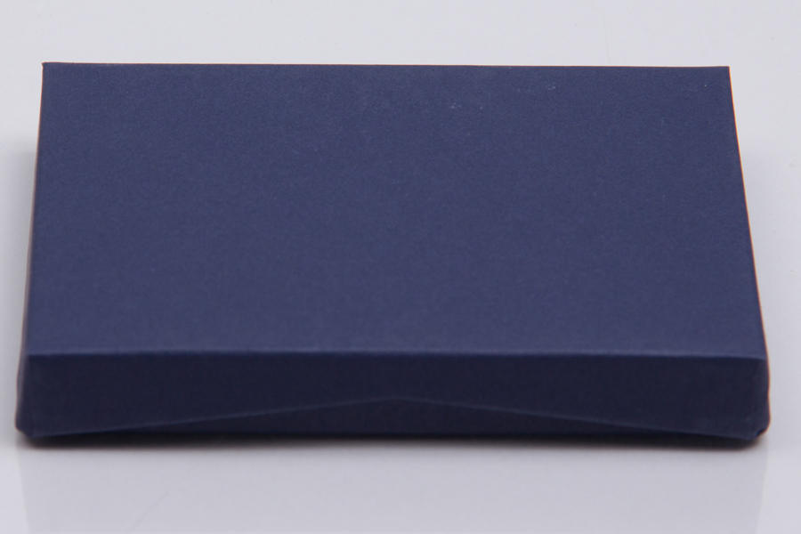 4-5/8 x 3-3/8 x 5/8 NAVY MATTE GIFT CARD BOX WITH PLATFORM INSERT