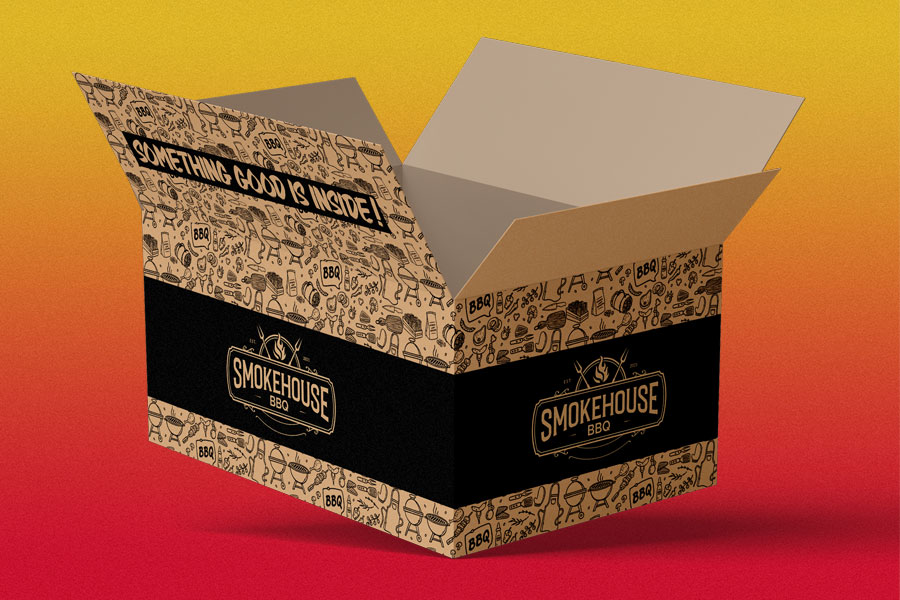 Digital Print Smokehouse Shipping Box