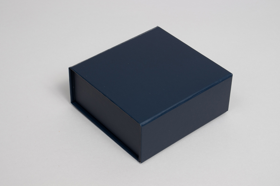 6 x 6 x 2-3/4 Matte White Magnetic Lid Gift Boxes