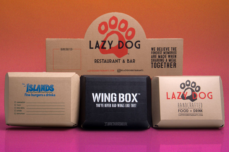 Custom Printed Food Take-out Boxes