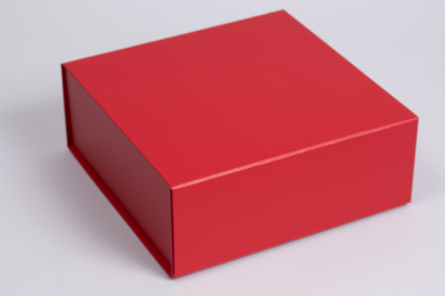 13 x 10-3/4 x 5-1/2 MATTE RED MAGNETIC LID GIFT BOXES