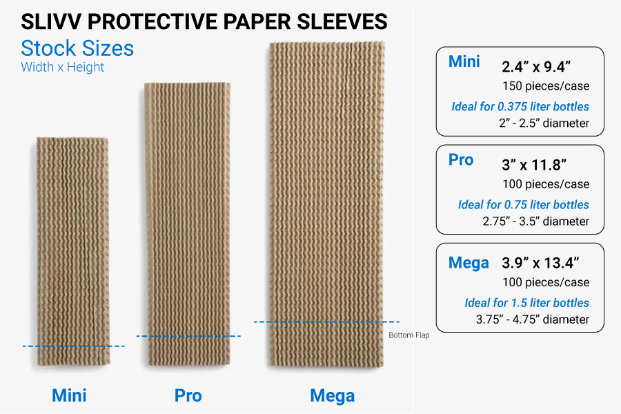 3 x 11.8 SLIVV PRO - PROTECTIVE PAPER SLEEVES