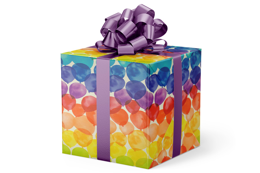 24-in x 417-ft INFLATION CELEBRATION GIFT WRAP (GW-8830)