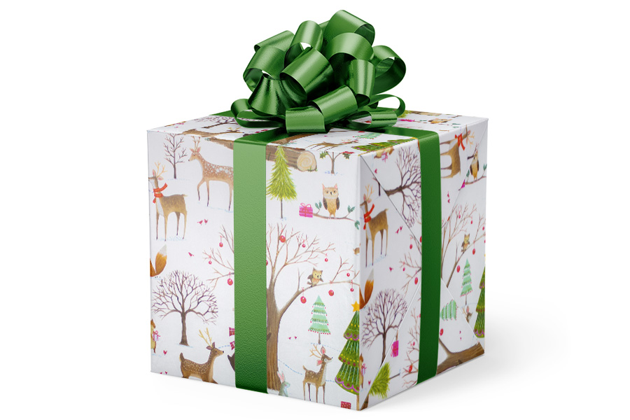 24-in x 417-ft CHRISTMAS WOODS GIFT WRAP (GW-9005)