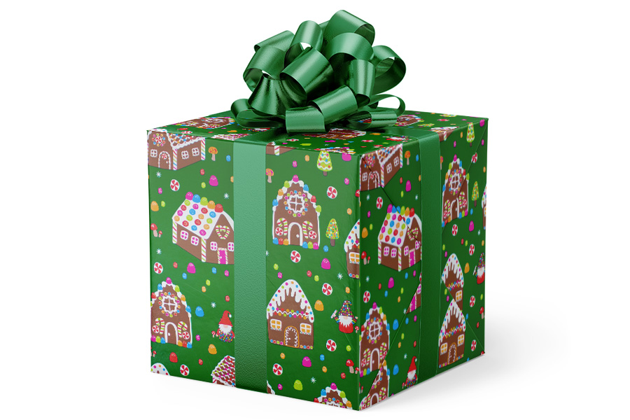 24-in x 417-ft GNOMES HOMES GIFT WRAP (GW-9361)