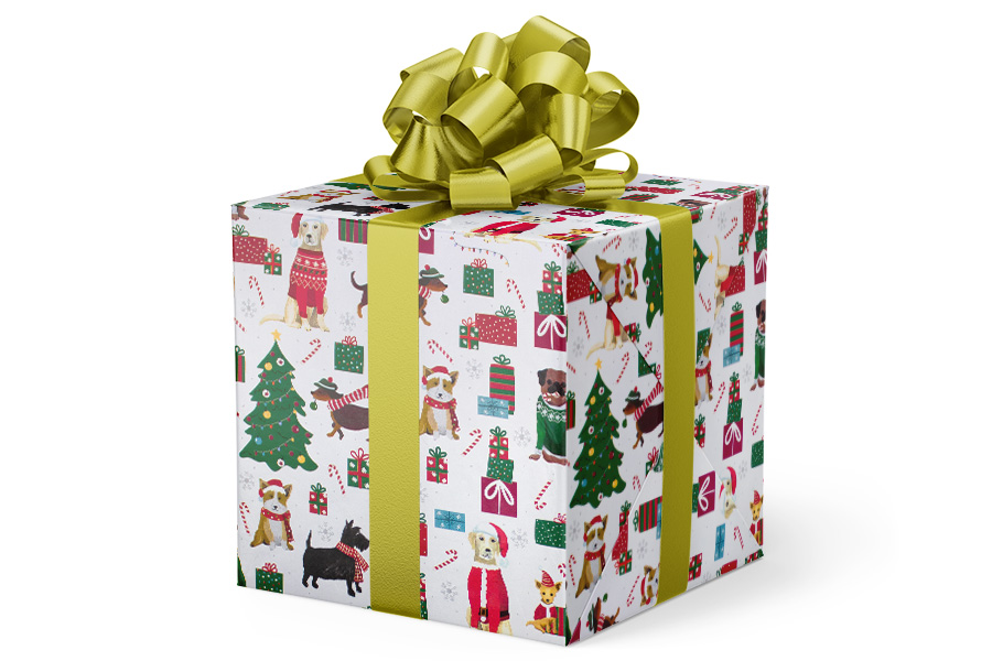 24-in x 417-ft FURRY & BRIGHT GIFT WRAP (GW-9448)