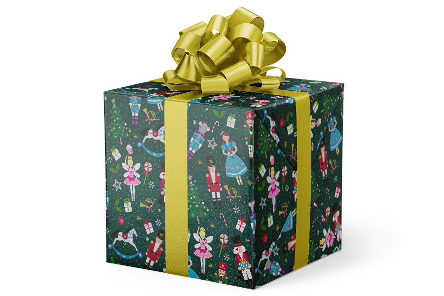 24-in x 417-ft NUTTY HOLIDAY GIFT WRAP (GW-9449)