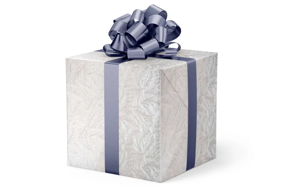24X417 GW-1927 S6 PALE SILVER AKITA FOIL EMBOSSED