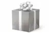 24X417 GW-2039 S6 SILVER HERRINGBONE FOIL EMBOSSED
