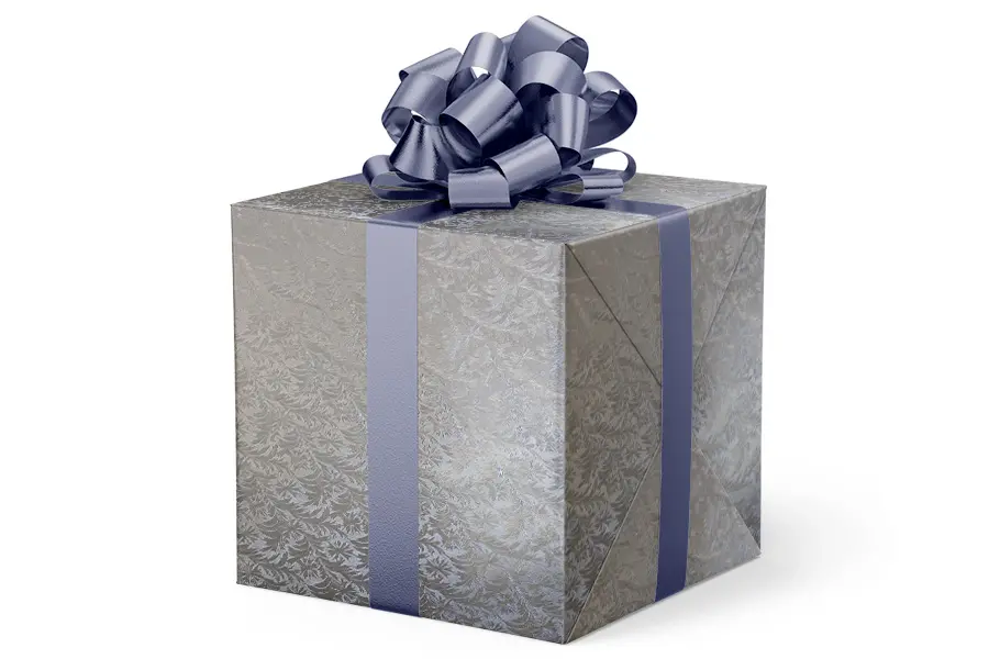 24X417 GW-9473 S6 SILVER FROST FOIL EMBOSSED