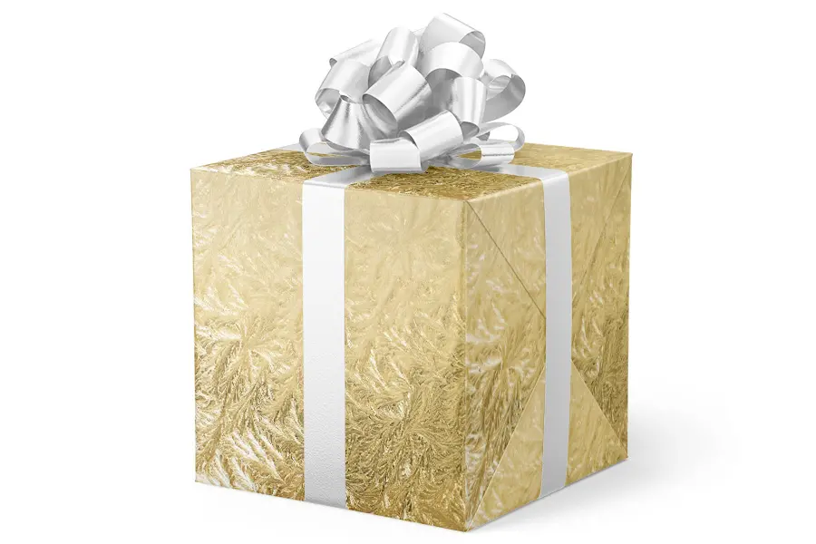 24X417 GW-1559 S6 GOLD AKITA FOIL EMBOSSED
