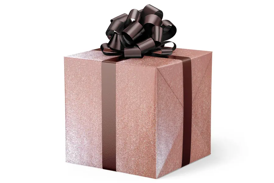 24X417 GW-9119 S75 ROSE GOLD PEBBLE METALLIZED EMBOSSED