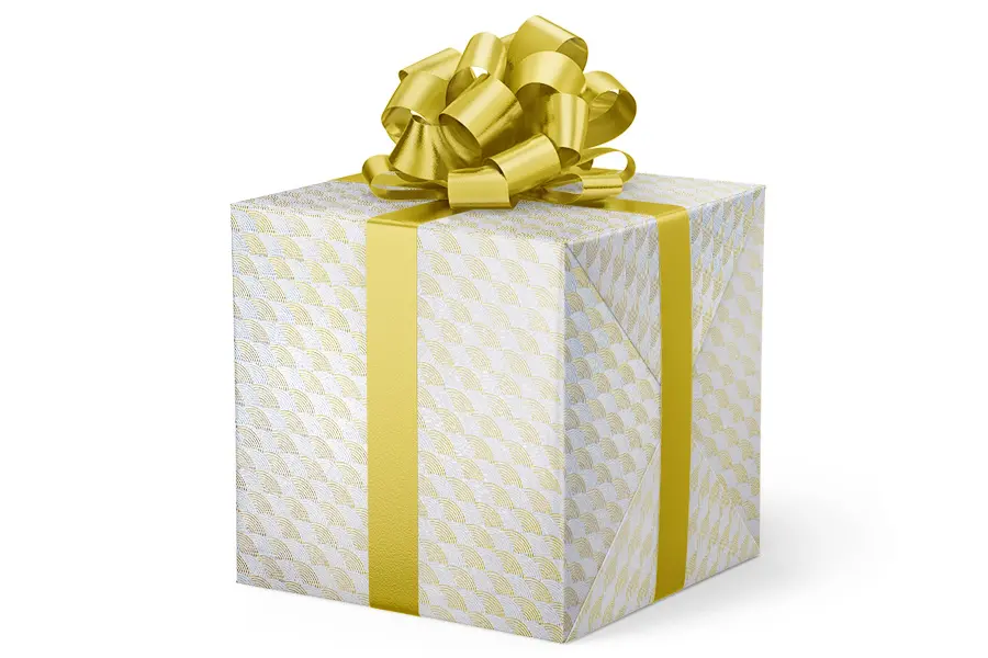 24X417 GW-0052 S2 GOLD/SILVER SWIRL