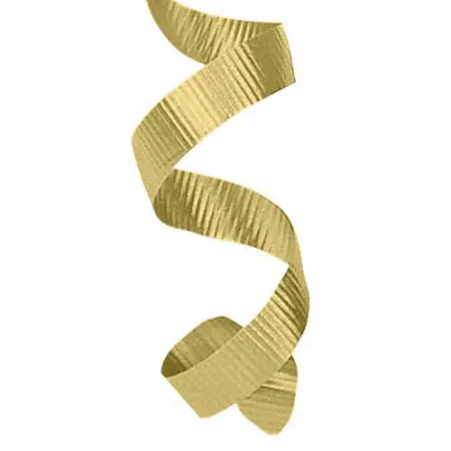 < 3/16X250 CURL RIB MET. GOLD
