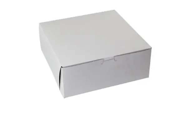 10X10X4 1PC BAKE BOX WHITE-NO WINDOW