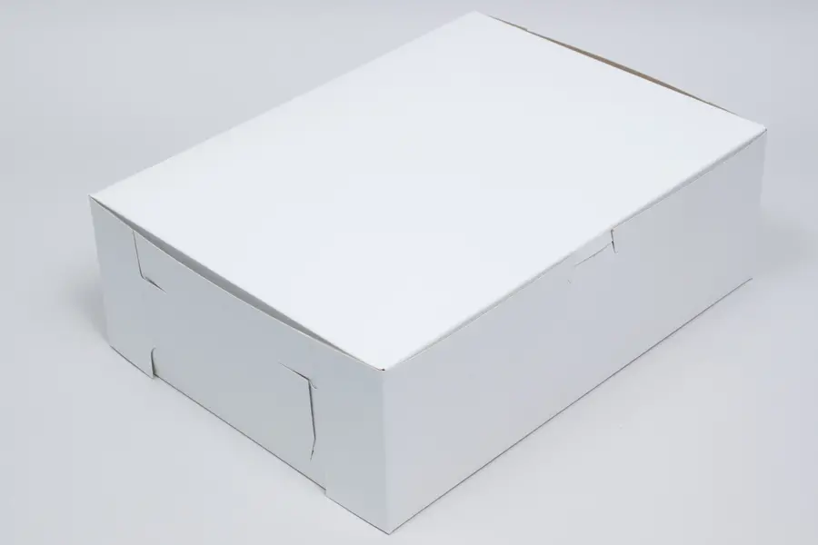 14X10X4 1PC BAKE BOX WHITE-NO WINDOW