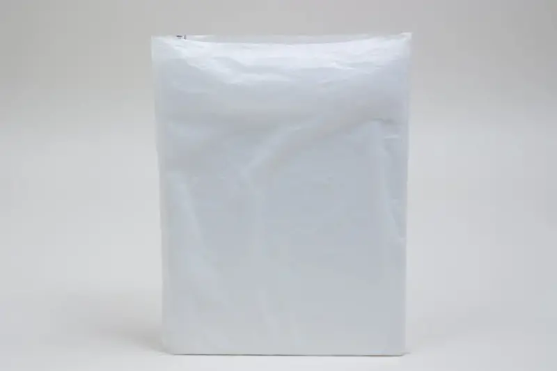 20W x 4D x 30H, Economy Plastic Shopping Bags - White, White
