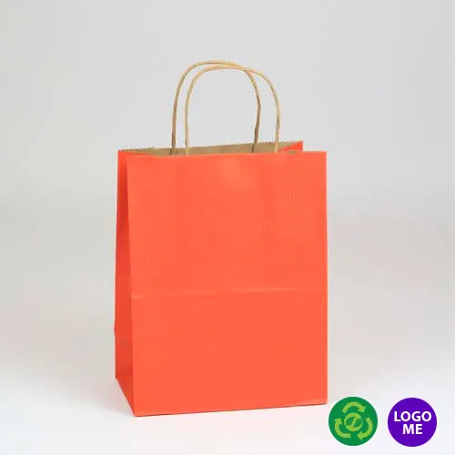 <8X5X10 SHOP BAG TERRA COTTA ECONOMY
