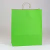 16X6X19 SHOP BAG APPLE GREEN