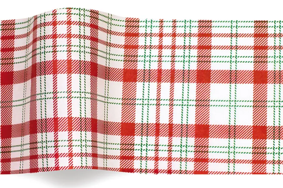 20X30 TISSUE PERFECTLY PLAID "B"