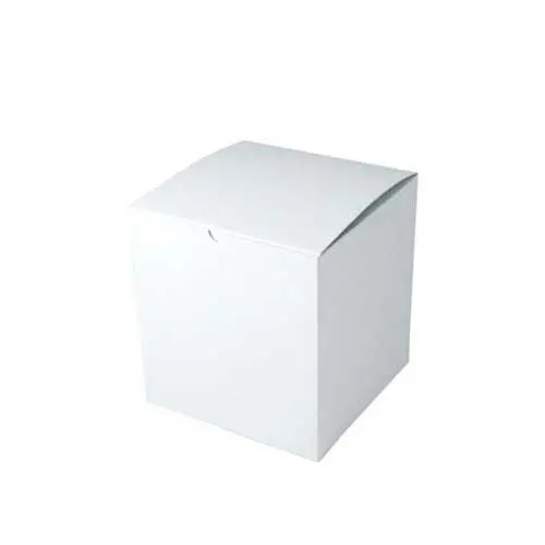 <7X7X7 WHITE GIFT BOX