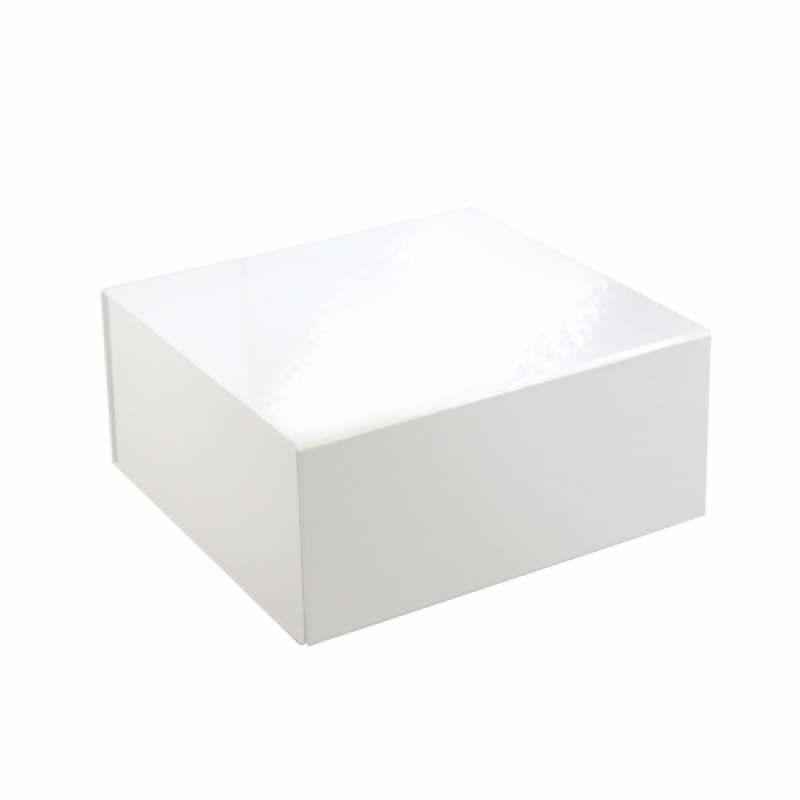 ハットBOX風オブジェ2個set(White)    ハンドメイド雑貨 EZA1233_glossy-white_thumb800.jpg
