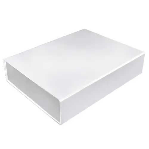 14-3/8X10-3/4X3-1/8 GLOSS WHITE MAGNETIC BOX